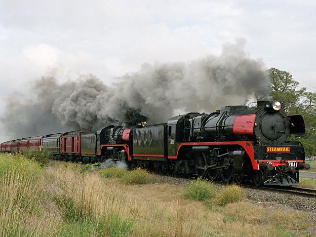 Preserved Steam Locomotives Down Under - R 761